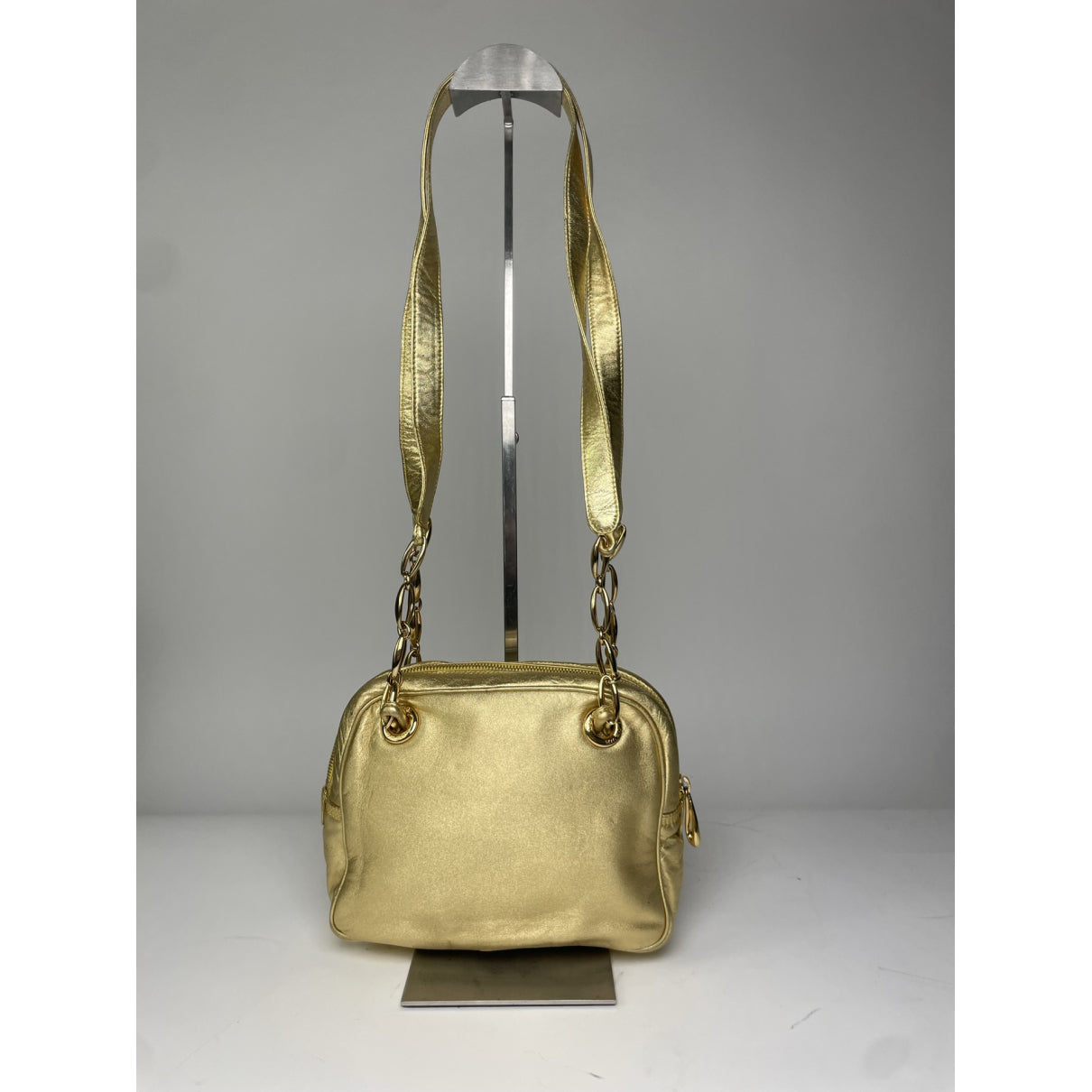 Loewe Puzzle  Gold Leather Handbag image 5