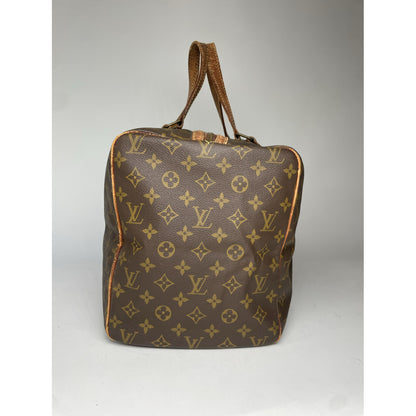 Louis Vuitton Keepall Brown Leather Travel Bag image 5