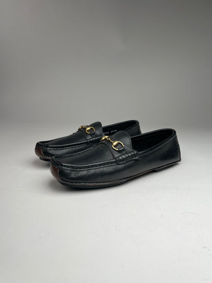 Vintage Gucci Horsebit Leather Loafer Black EU36,5