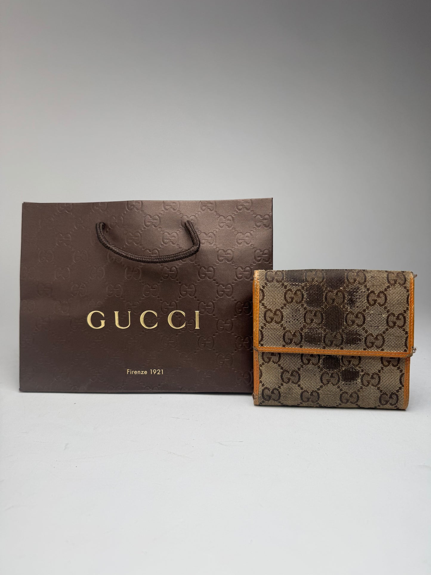 Vintage Gucci Monogramm Wallet