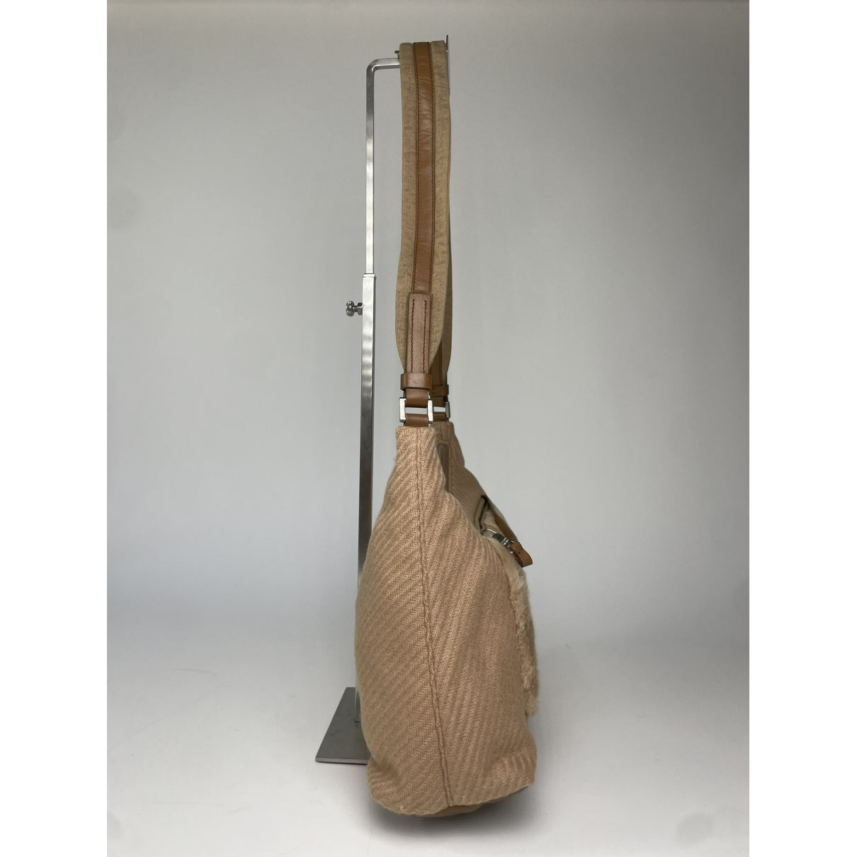 Prada Cleo Beige Fur Handbag image 3