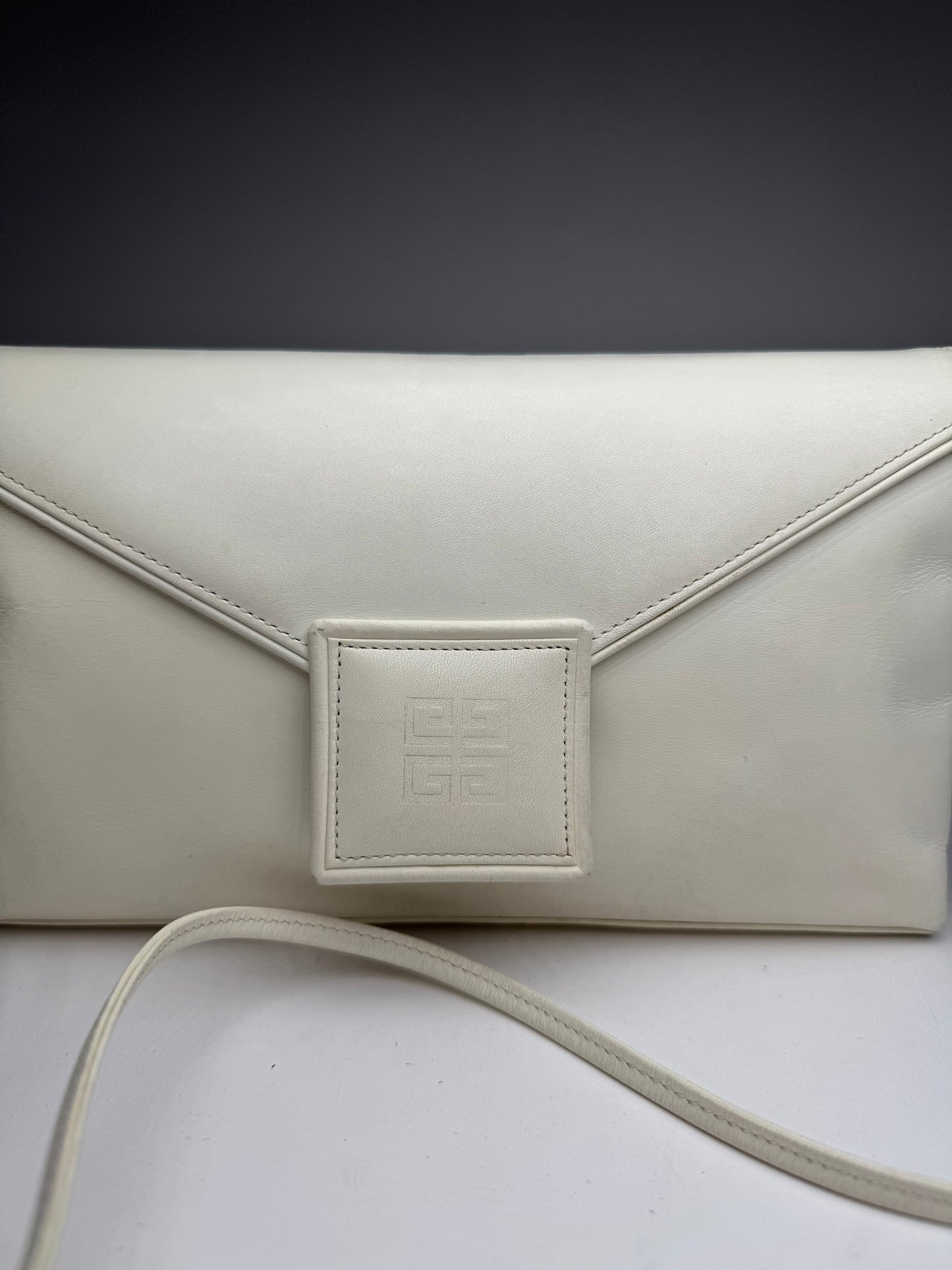 Vintage Givenchy 4G leather Bag White