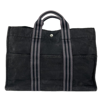 Hermès Black Cotton Handbag image 1
