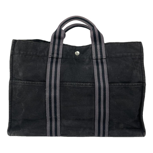 Hermès Black Cotton Handbag image 1