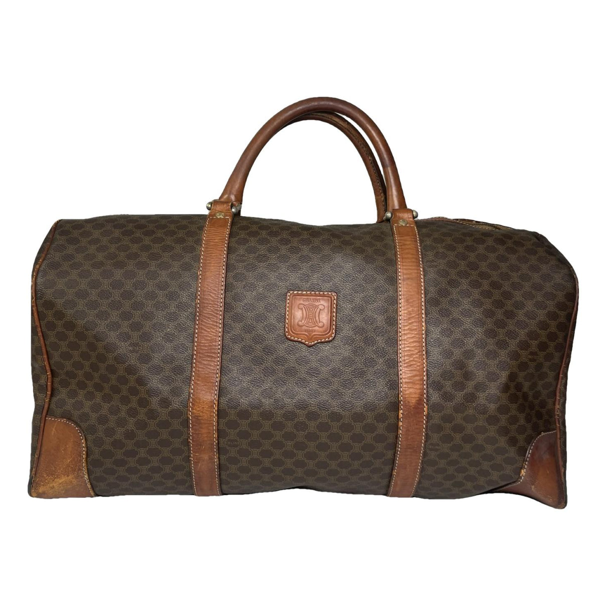 Celine Brown Leather Travel Bag image 1