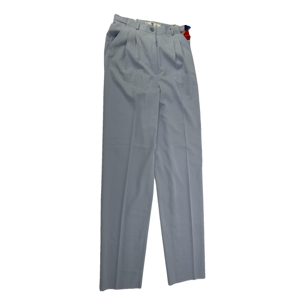 Balenciaga Blue Polyester Trouser image 1