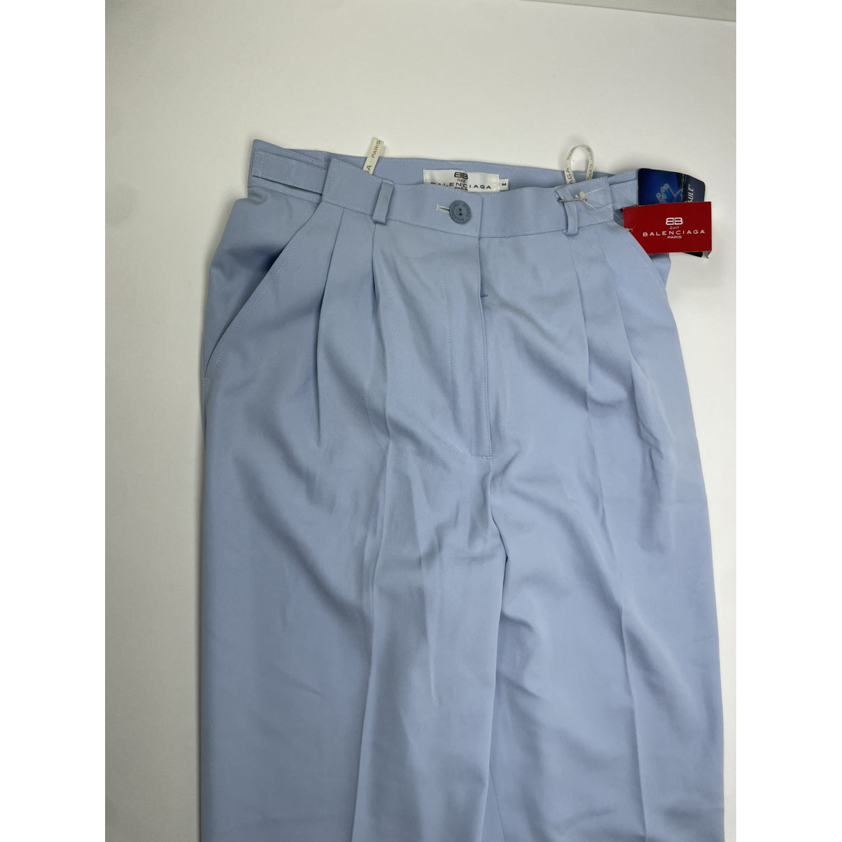 Balenciaga Blue Polyester Trouser image 2