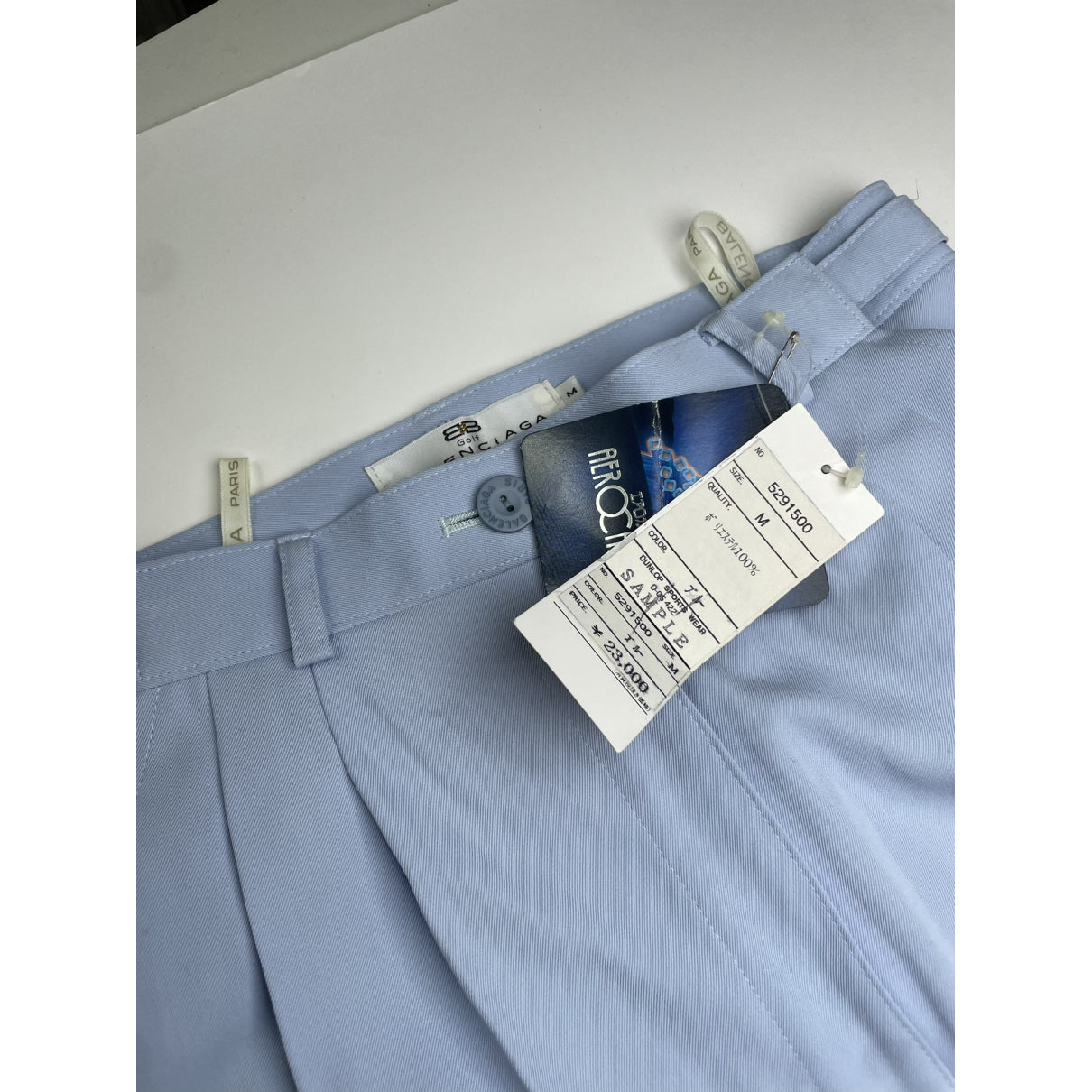 Balenciaga Blue Polyester Trouser image 4