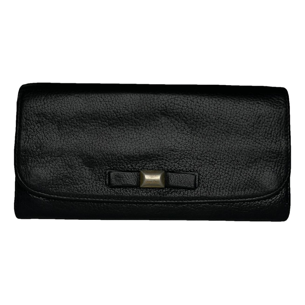 Miu Miu Black Leather Wallet image 1