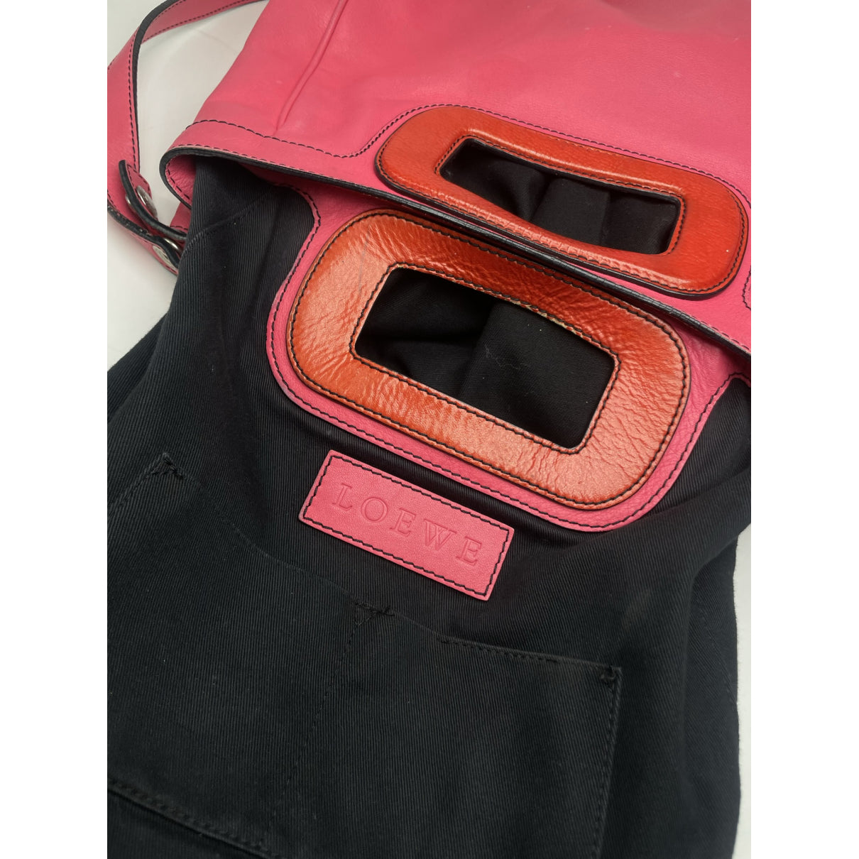 Loewe Flamenco Pink Leather Handbag image 2