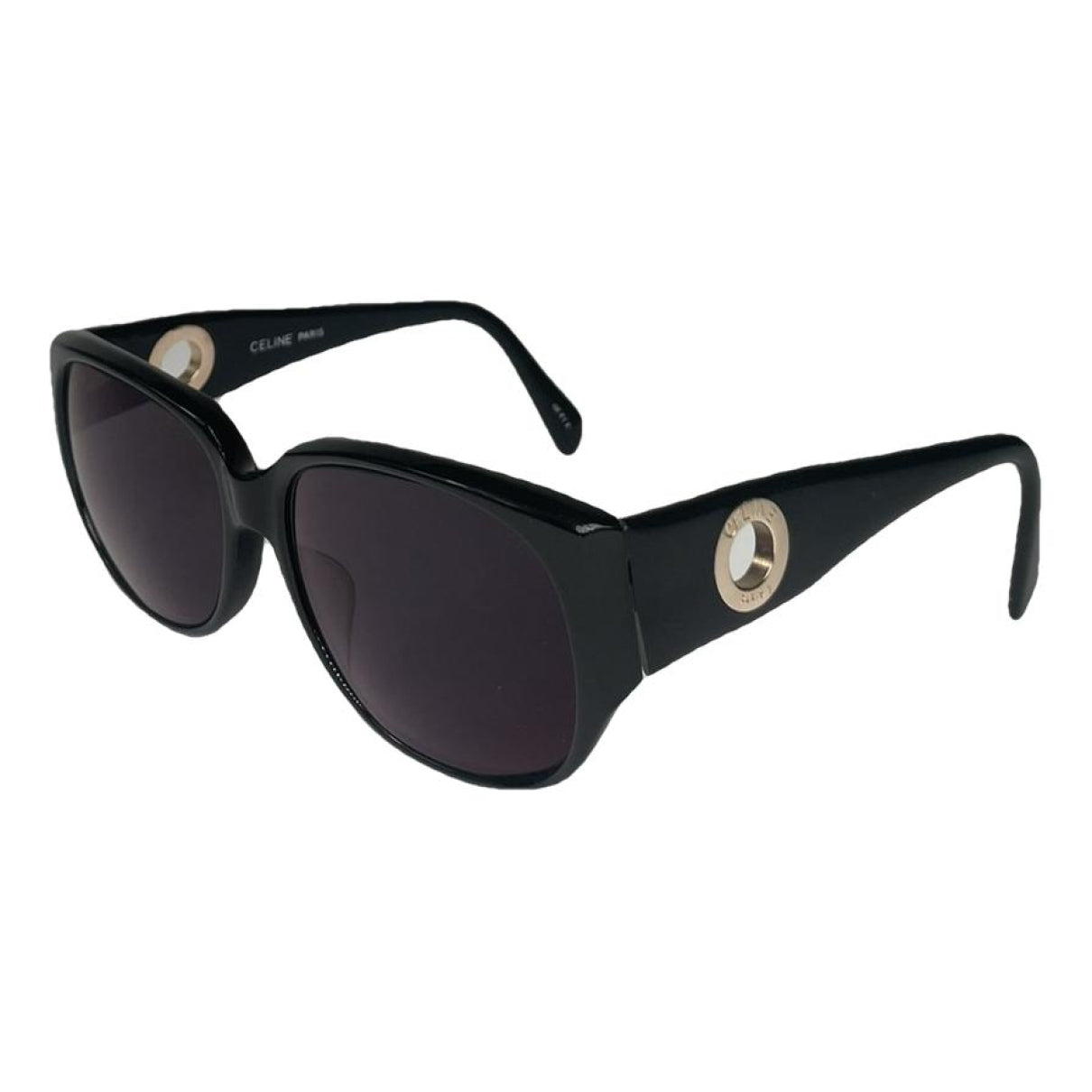 Celine Black Plastic Sunglasses image 1
