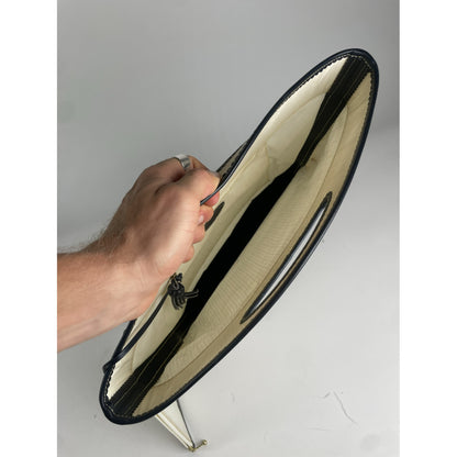 Loewe Anagram Basket White Leather Handbag image 2