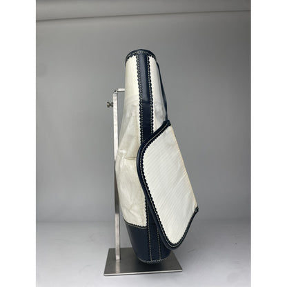 Loewe Anagram Basket White Leather Handbag image 4