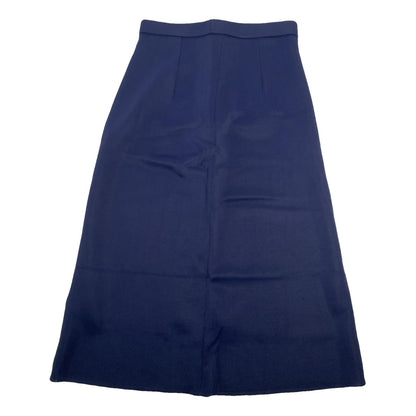 Dior Navy Viscose Skirt image 1