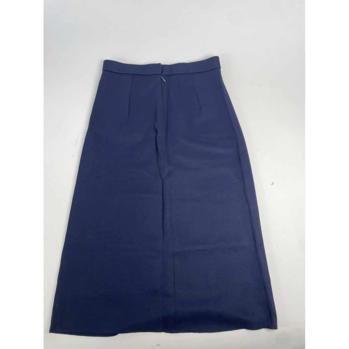 Dior Navy Viscose Skirt image 3
