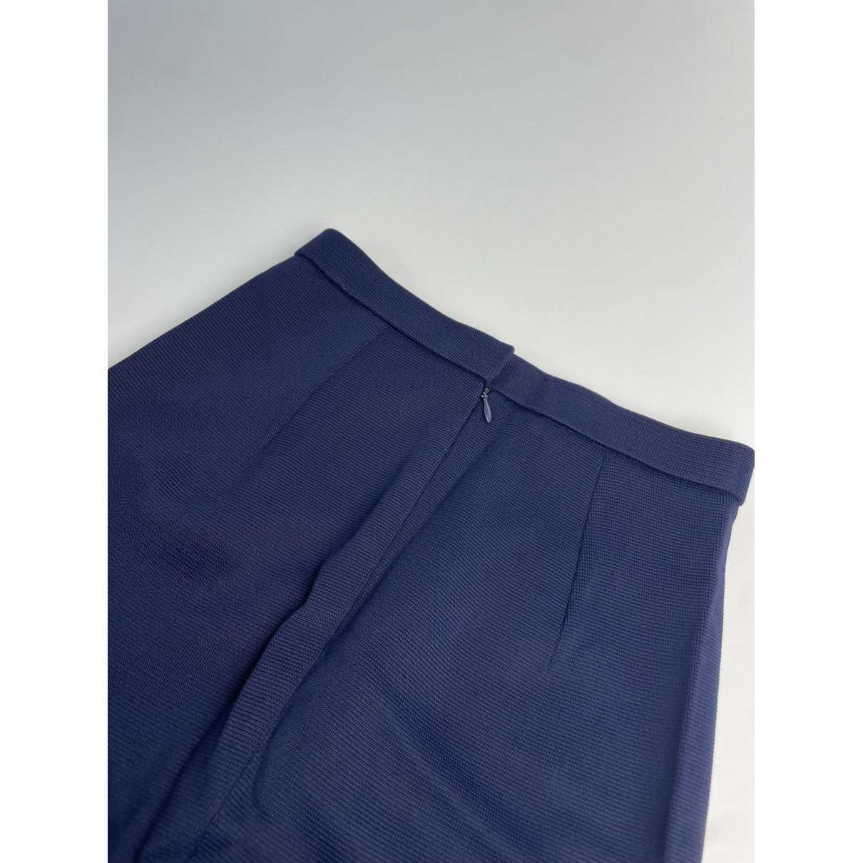 Dior Navy Viscose Skirt image 4