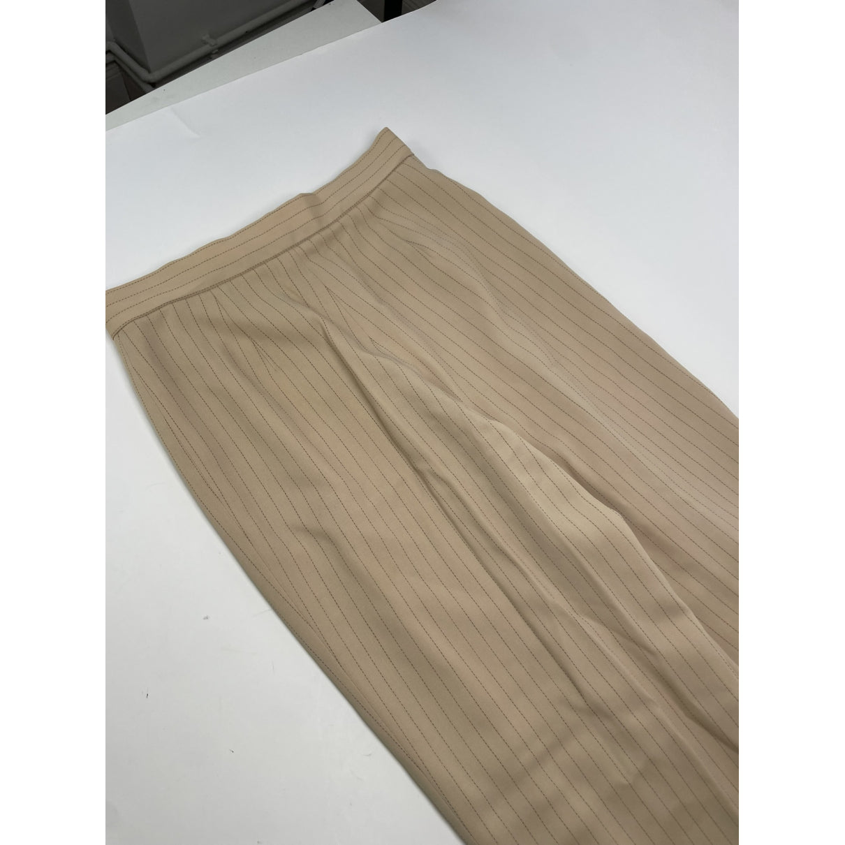 Balenciaga Beige Wool Trouser image 3