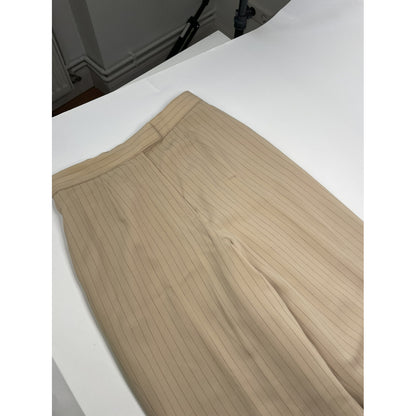 Balenciaga Beige Wool Trouser image 5
