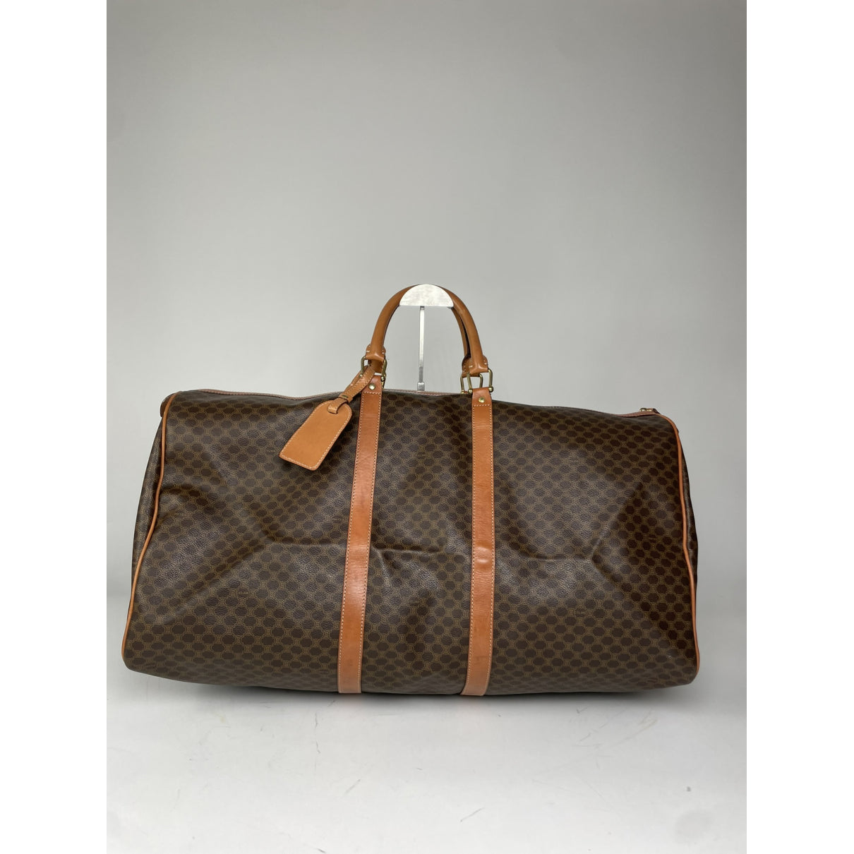Celine Brown Leather Travel Bag image 4