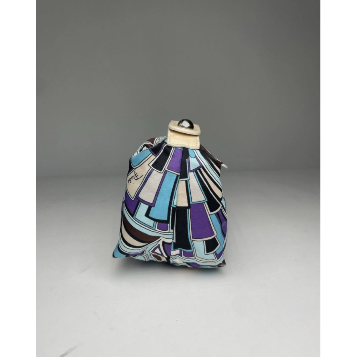 Emilio Pucci Blue Cotton Handbag image 3