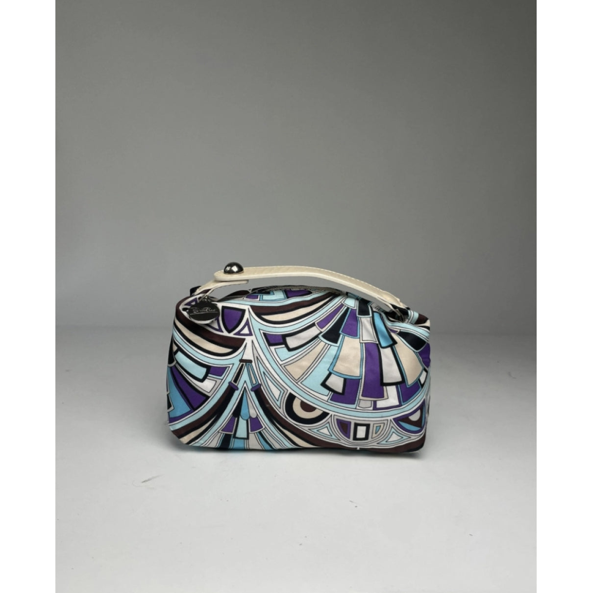 Emilio Pucci Blue Cotton Handbag image 4