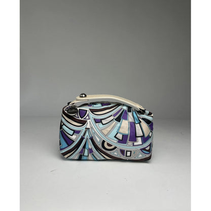 Emilio Pucci Blue Cotton Handbag image 4