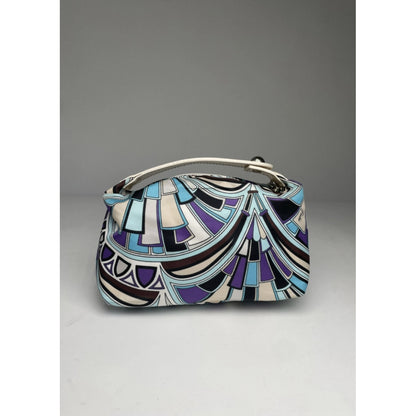 Emilio Pucci Blue Cotton Handbag image 5