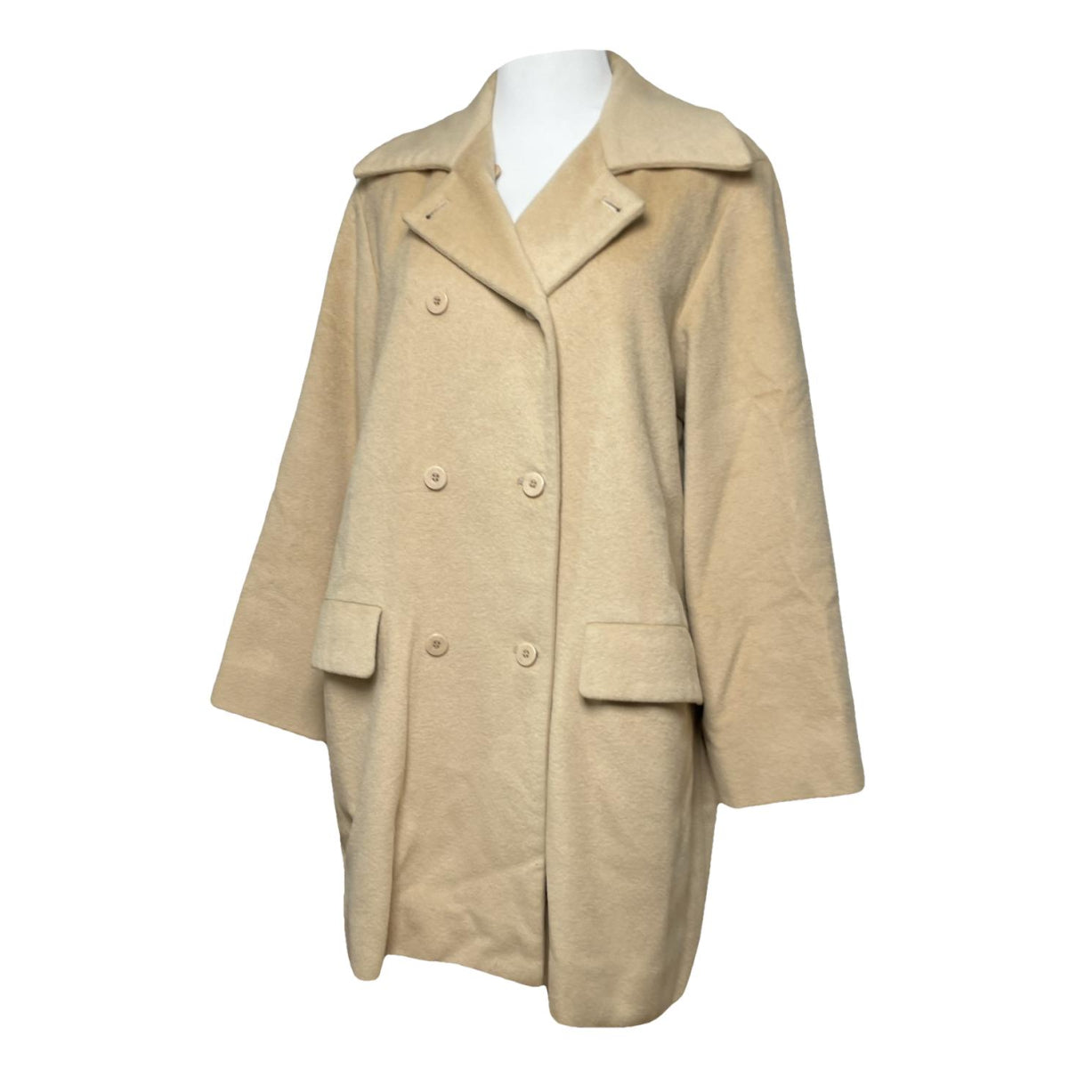 Givenchy Beige Wool Trench Coat image 1