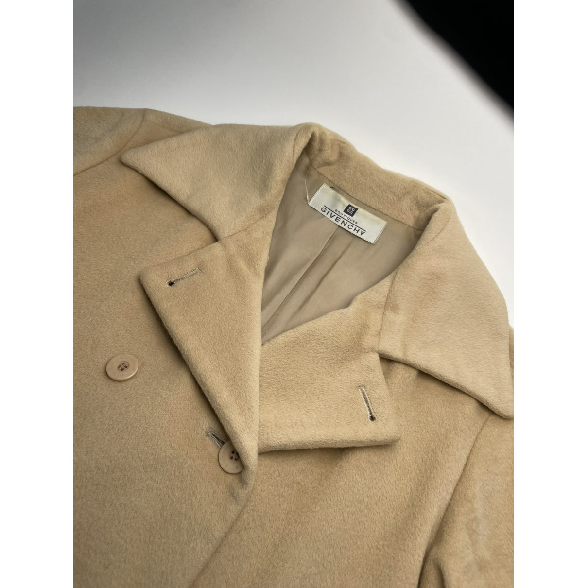Givenchy Beige Wool Trench Coat image 5