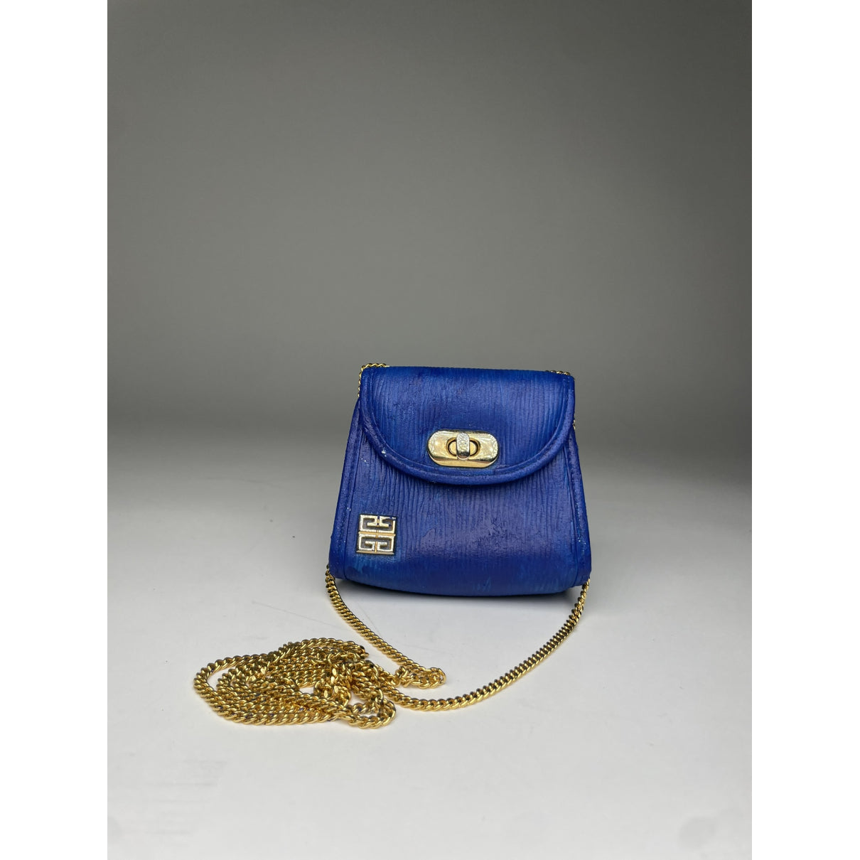 Givenchy Pocket Mini Blue Leather Handbag image 4