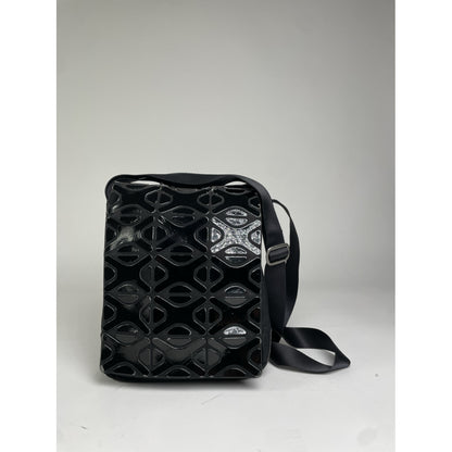 Pleats Please Black Vegan Leather Handbag image 2