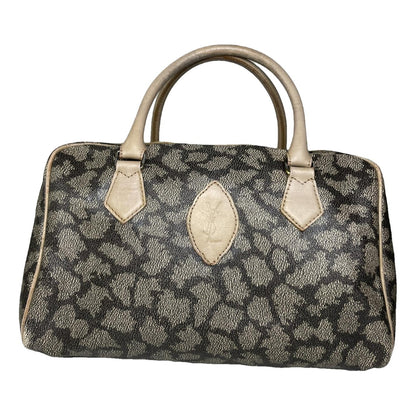 Yves Saint Laurent Grey Leather Handbag image 1