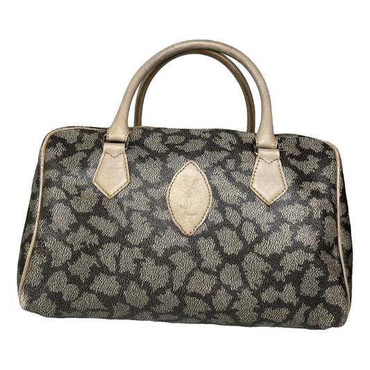 Yves Saint Laurent Grey Leather Handbag image 1