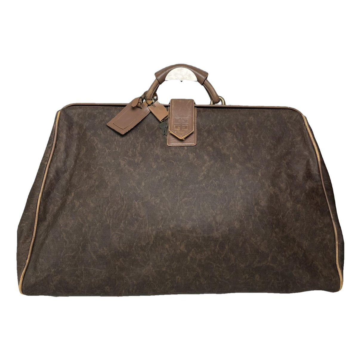 Givenchy Brown Leather Travel Bag image 1