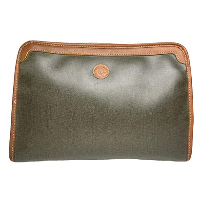 Dior Saddle Grey Leather Clutch Bag image 1