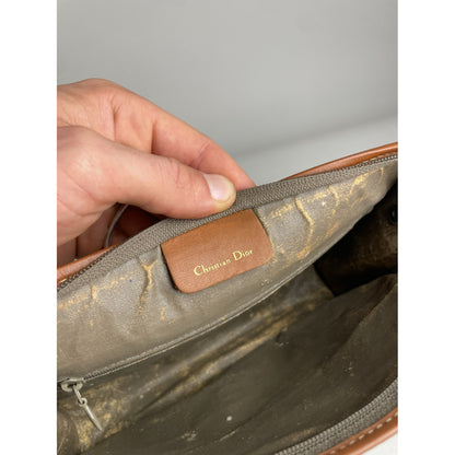 Dior Saddle Grey Leather Clutch Bag image 3