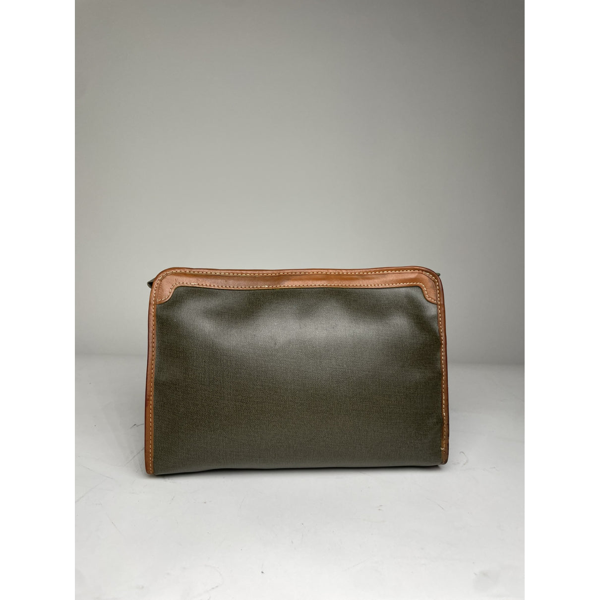 Dior Saddle Grey Leather Clutch Bag image 5