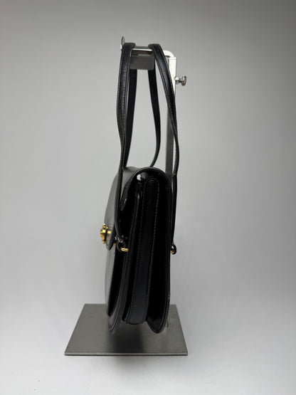 Vintage Gucci Leather Bag Black
