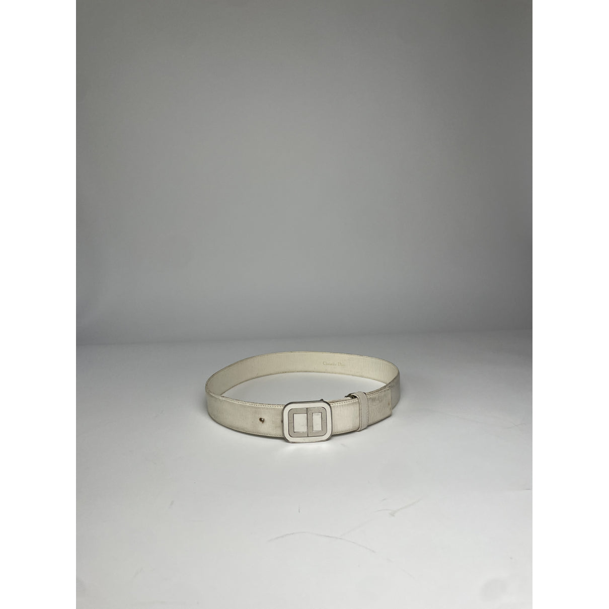 Dior Saddle White Leather Belt image 4