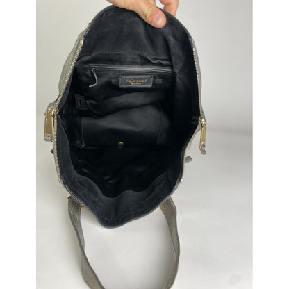 Yves Saint Laurent Silver Leather Handbag image 2