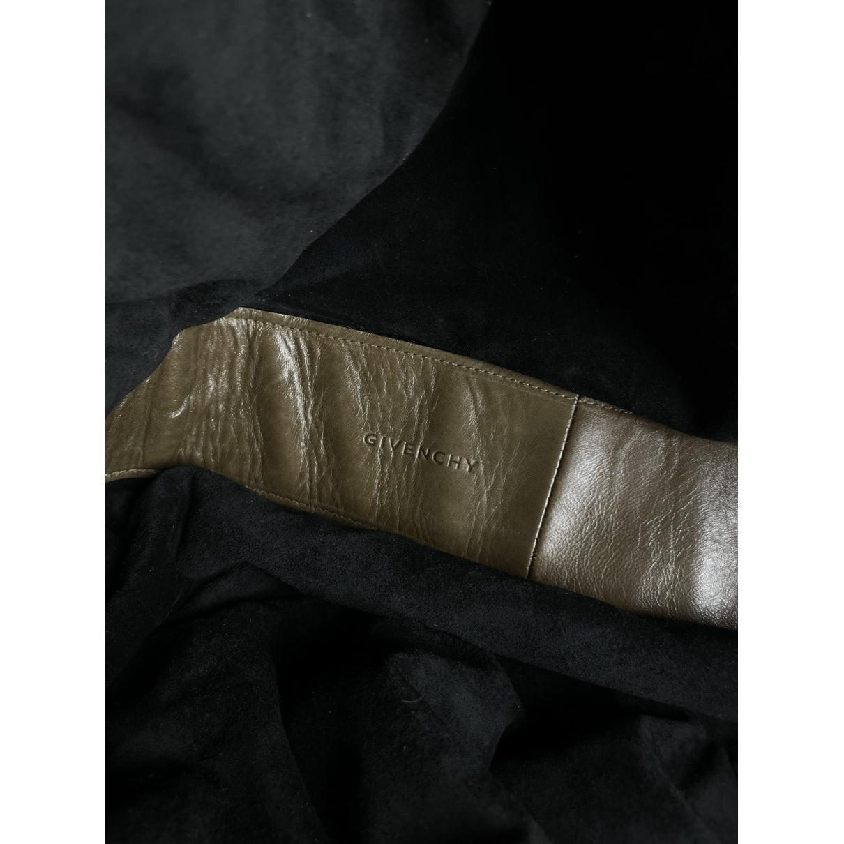 Givenchy Nightingale Green Leather Handbag image 4