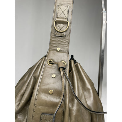 Givenchy Nightingale Green Leather Handbag image 5
