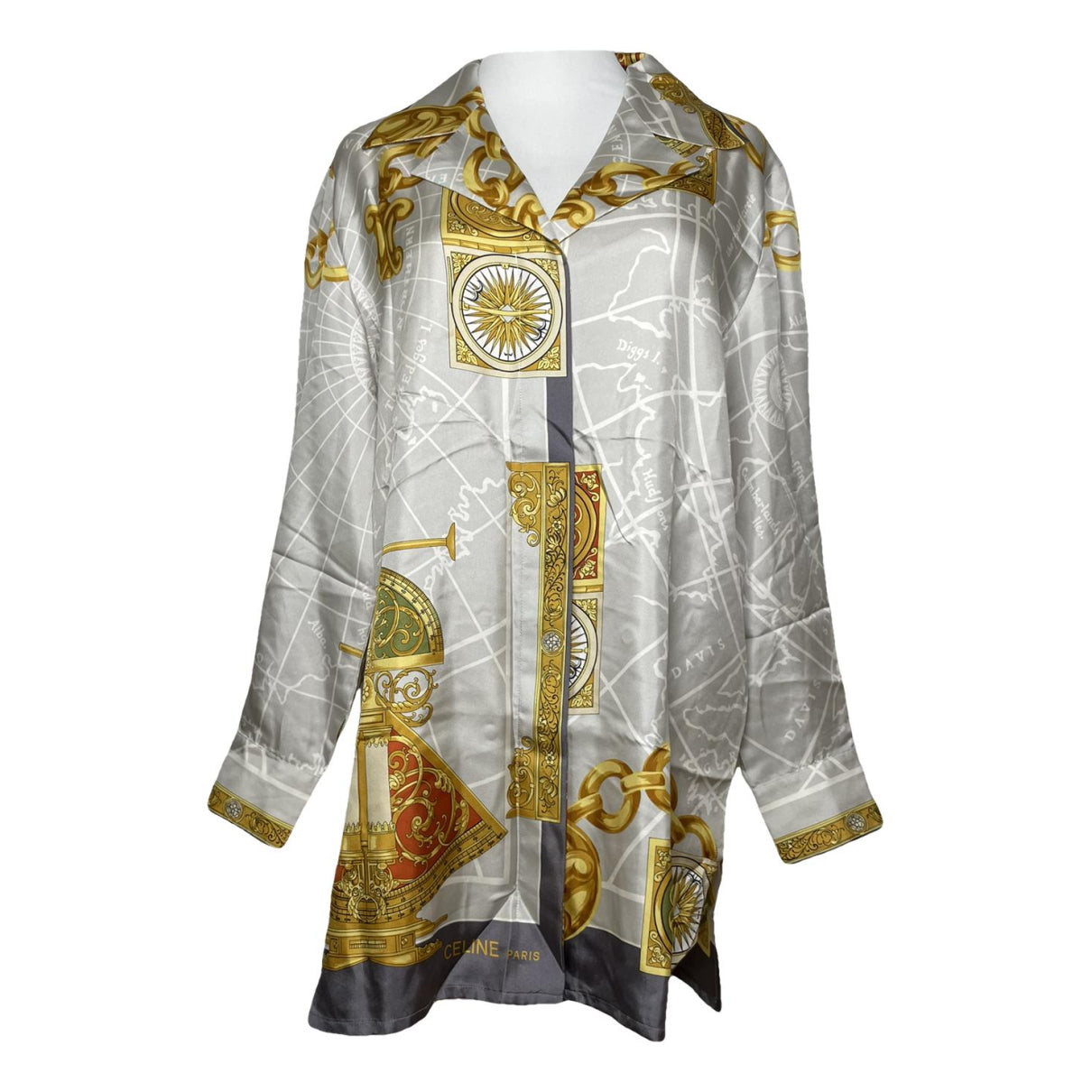 Celine Multicolour Silk Top image 1