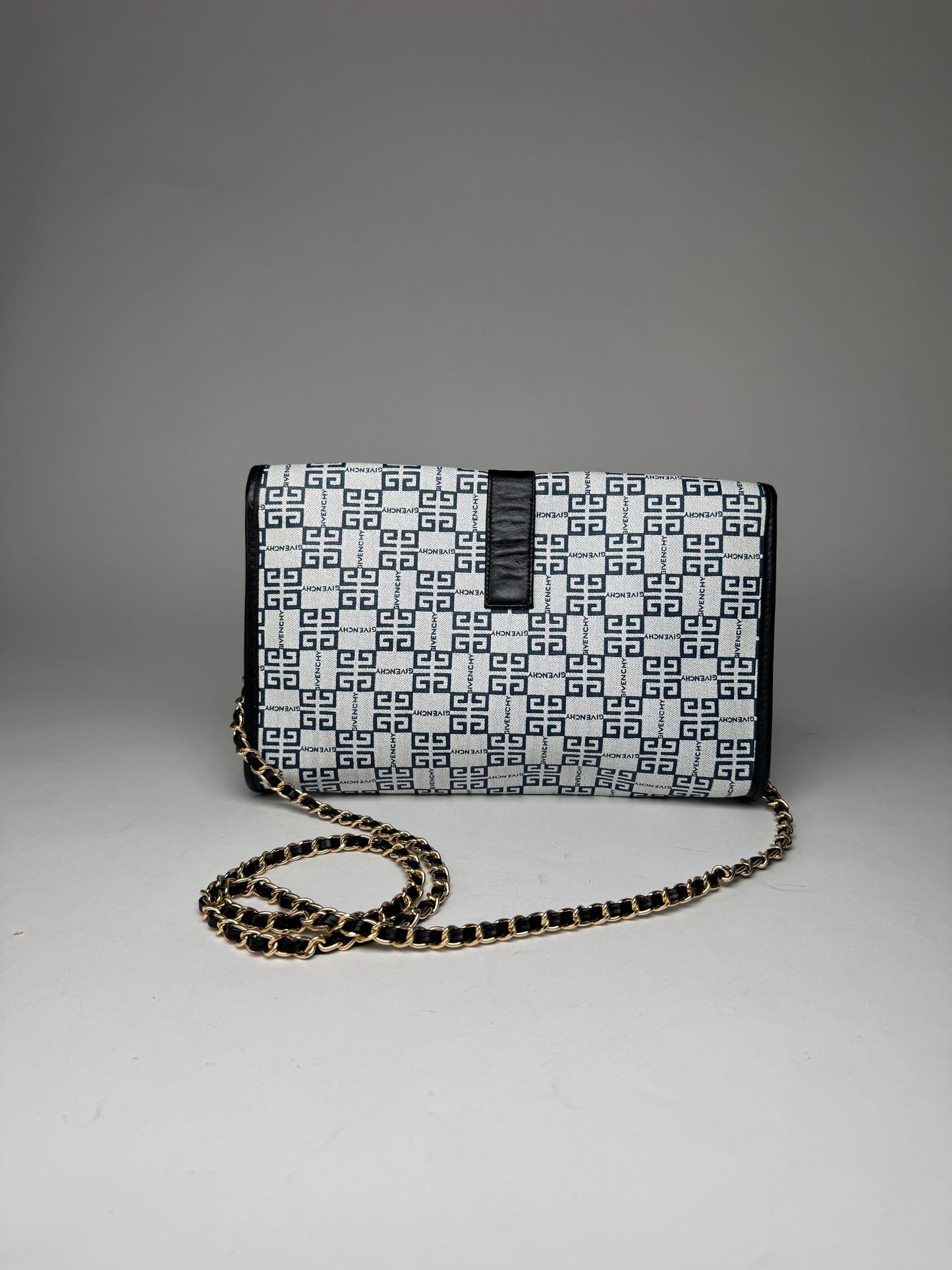 Vintage Givenchy Paris 4G Monogramm Leather Bag