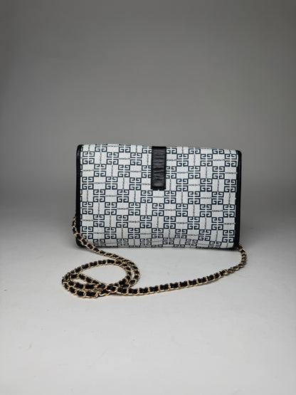 Vintage Givenchy Paris 4G Monogramm Leather Bag