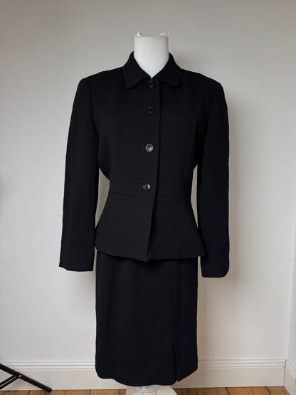 Vintage Balenciaga Paris Twin Set Black 38/M