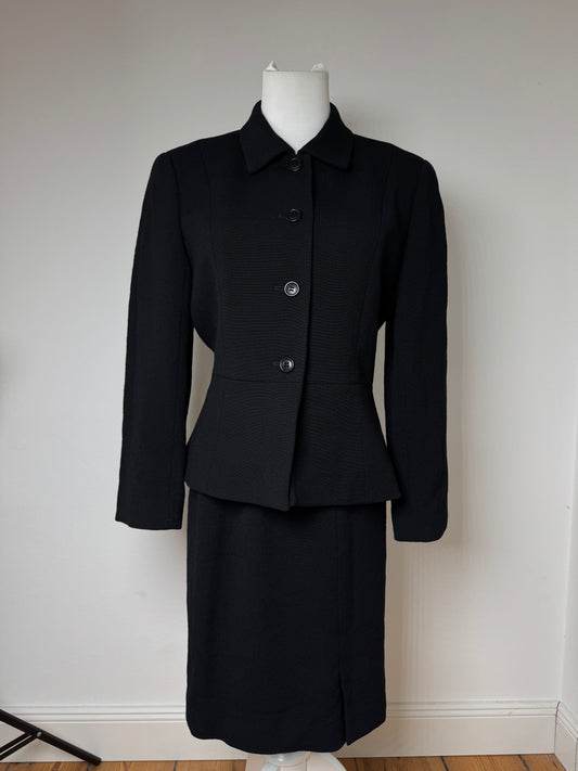 Vintage Balenciaga Paris Twin Set Black 38/M