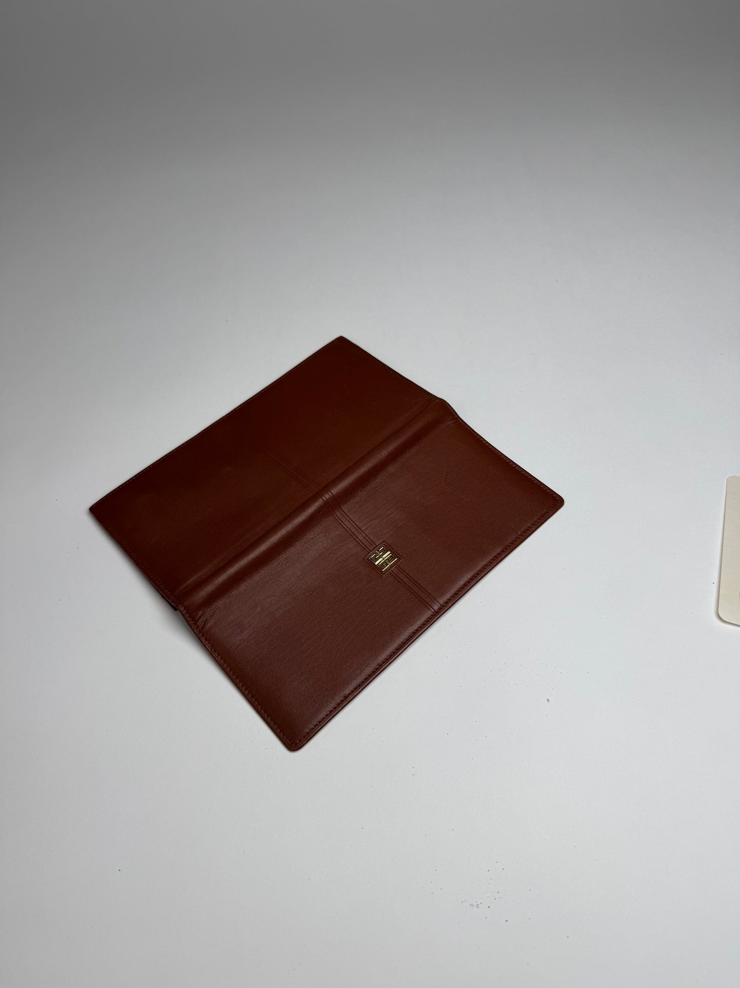 Vintage Givenchy Leather card holder / ID Holder Brown