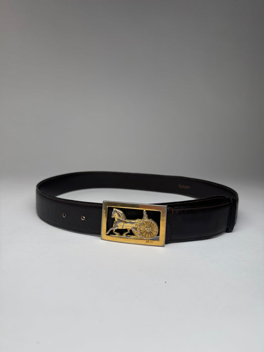 Vintage Celine Paris Leather Belt