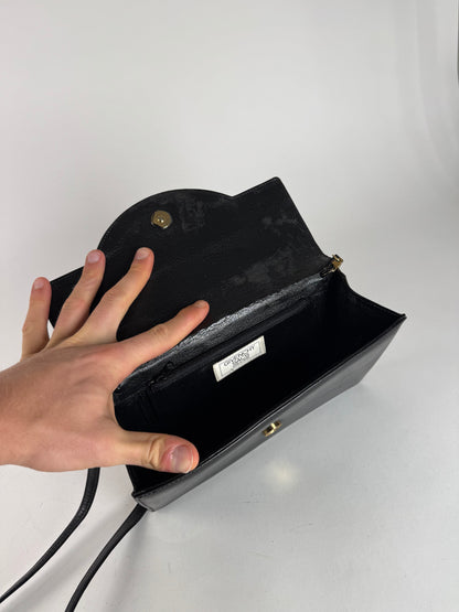 Sac vintage Givenchy 4G en cuir noir